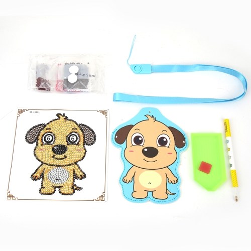 DIY Diamond Painting Bus Card Hanging Bag ID Card Holder Set