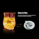 Led Coaster Flashing Round Shape Cup Sticker Mat Wine Glass Bottle Cup Luminous Coaster Home Party Club Bar Supply