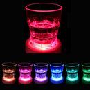 Led Coaster Flashing Round Shape Cup Sticker Mat Wine Glass Bottle Cup Luminous Coaster Home Party Club Bar Supply