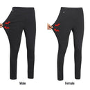 USB Heated Pants Women Rechargeable Slim thickening Heated Baselayer Pants