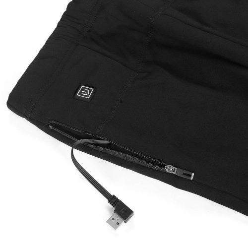 USB Heated Pants Women Rechargeable Slim thickening Heated Baselayer Pants