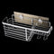 Adhesive Shower Caddy No Drilling 22 Lbs Bearing Weight Bathroom Shelf