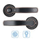 Intelligent Fingerprint Lock Set Keyless Door Lever Electronic Biometric Anti-Theft Hardware Door Locks with Deadbolt