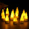 Rechargeable Tealights Christmas Gift Flameless Wireless LED Candles Lights for Wedding Party