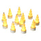 Rechargeable Tealights Christmas Gift Flameless Wireless LED Candles Lights for Wedding Party