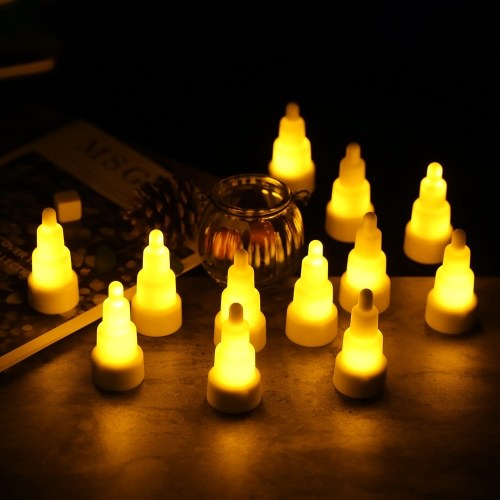 Rechargeable Tealights Christmas Gift Flameless Wireless LED Candles Lights for Wedding Party