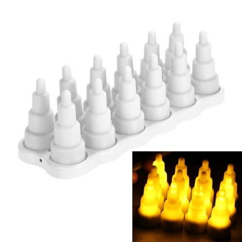 Rechargeable Tealights Christmas Gift Flameless Wireless LED Candles Lights for Wedding Party