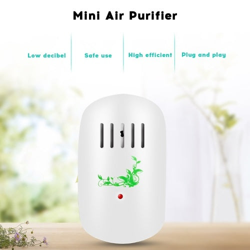 Mini Air Purifier Plug Socket PM2.5 Eliminator Home Bathroom Disinfection Air Freshener