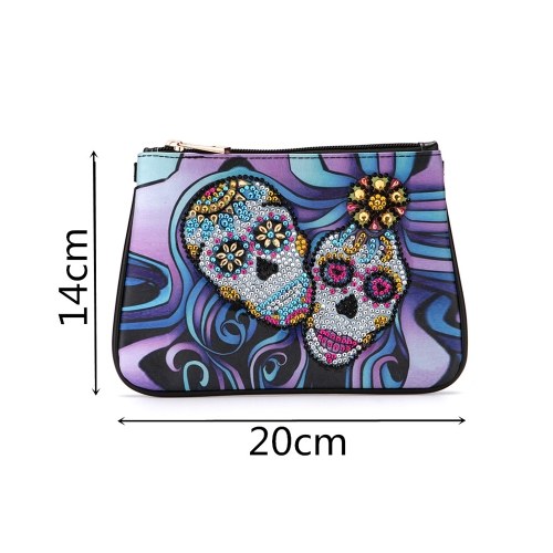 DIY Wallet Cross Stitch Coin Special Shaped Diamond Painting Women Wallet Handbag BB148