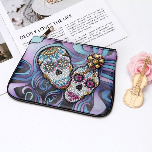 DIY Wallet Cross Stitch Coin Special Shaped Diamond Painting Women Wallet Handbag BB148