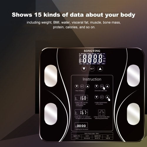 Body Fat Scales Intelligent Electronic Weight Scale High Precision Digital BMI Scale