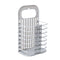 Punch-Free Hanging Plastic Collapsible Laundry Hamper Portable Foldable Folding Storage Basket Bin Container Organizer with Handle Sticky Hook for Bathroom Bedroom