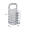 Punch-Free Hanging Plastic Collapsible Laundry Hamper Portable Foldable Folding Storage Basket Bin Container Organizer with Handle Sticky Hook for Bathroom Bedroom