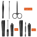 12-Piece Matte Steel Manicure Implement Set Portable Pedicure Tool Kit Fingernail Toenail Scissors Hand Foot Nail Clippers Nail Care Kit with Cuticle Tool PU Travel Case