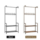 Carbon Steel Rod Hanging Clothes Garment Rack Organizer Indoor Hanger