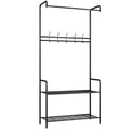 Carbon Steel Rod Hanging Clothes Garment Rack Organizer Indoor Hanger