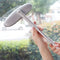 Window Squeegee Scrubber Cleaner Household Screen Cleaning Brush Dusting Brush Rotating Aluminum Rod Long Handle Retractable Cleaning Brush Washer Tools for Car Shower Glass Mirrors