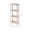 4-Tier Hollow Frame Plastic Storage Rack