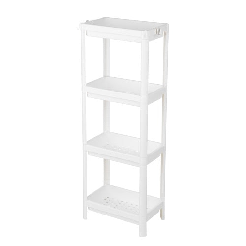 4-Tier Hollow Frame Plastic Storage Rack