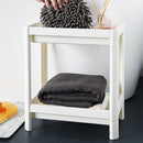 2-Tier Hollow Frame Plastic Storage Rack