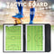 Football Coaches Magnetic Tactic Board Foldable Strategy Clipboard with a Write Wipe 2-in-1 Pen (Football)