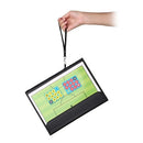 Football Coaches Magnetic Tactic Board Foldable Strategy Clipboard with a Write Wipe 2-in-1 Pen (Football)