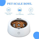 Dog Pet Digital Scale Feeder Slow Feed Bowl Accurate Weighing Stainless Steel Dog Bowls