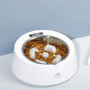 Dog Pet Digital Scale Feeder Slow Feed Bowl Accurate Weighing Stainless Steel Dog Bowls