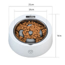 Dog Pet Digital Scale Feeder Slow Feed Bowl Accurate Weighing Stainless Steel Dog Bowls