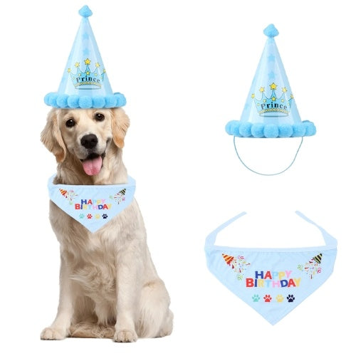 Dog Birthday Bandana Scarfs Cute Birthday Outfits