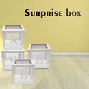 Transparent Storage Box Party Surprise Wedding Decoration Gift Box Children Supplies