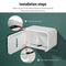 ecoco No Drilling Wall Mounted Paper Roll Tissue Box