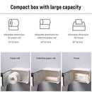 ecoco No Drilling Wall Mounted Paper Roll Tissue Box