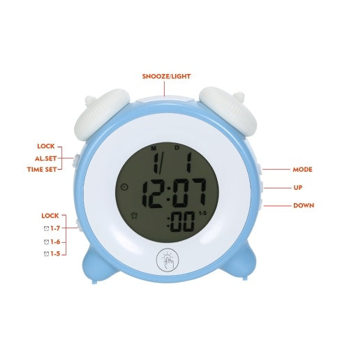 Kids Alarm Clock Children Sleep Clock