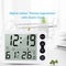 Digital Indoor Thermometer Hygrometer with Clock LCD Display ℃/ ℉