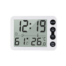 Digital Indoor Thermometer Hygrometer with Clock LCD Display ℃/ ℉