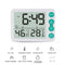 Digital Indoor Thermometer Hygrometer with Clock LCD Display ℃/ ℉