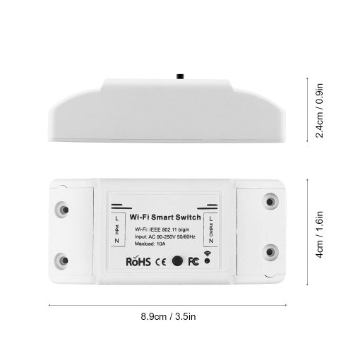 WIFI Intelligent Home Switch Multifunctional DIY Breaker Module APP Remote Control Switch with Timer Function