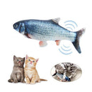 Electric USB Charging Simulation Fish Cat Toy Funny Interactive Pets Cats Catnip Toys for Cat Kitty Kitten-Perfect for Biting Chewing Kicking