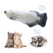 Electric USB Charging Simulation Fish Cat Toy Funny Interactive Pets Cats Catnip Toys for Cat Kitty Kitten-Perfect for Biting Chewing Kicking