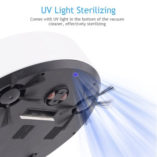 Robot Vacuum Cleaner Spray Type Disinfection UV Light Sterilizing Automatic Cleaning Vacuum