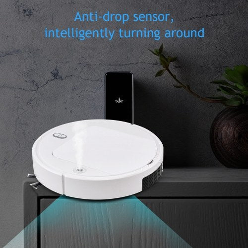 Robot Vacuum Cleaner Spray Type Disinfection UV Light Sterilizing Automatic Cleaning Vacuum