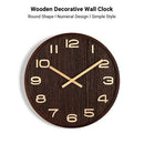 10'' Wooden Decorative Wall Clock