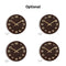 10'' Wooden Decorative Wall Clock