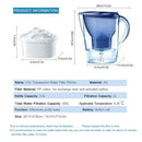 3.5L Transparent Water Filter Pitcher Household Water Filter