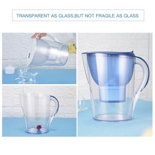 3.5L Transparent Water Filter Pitcher Household Water Filter