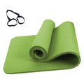 72 x 24 Inches Yoga Mat Non-Slip 10mm Thicknness Exercise Mats with Storage Band and Mesh Bag