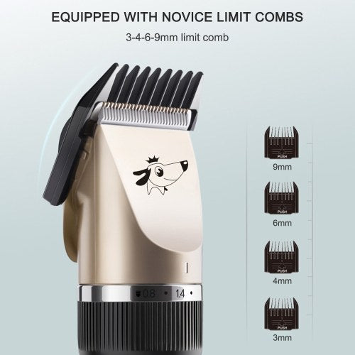 Pet Grooming Hair Clipper Hair Cutter Low Noise Dog Cat Rabbit Hair Trimmer Cutter