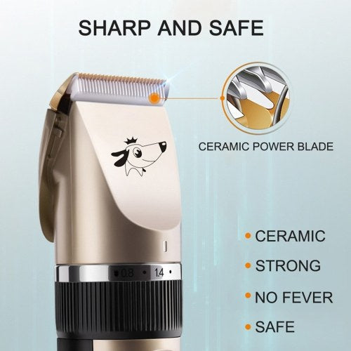 Pet Grooming Hair Clipper Hair Cutter Low Noise Dog Cat Rabbit Hair Trimmer Cutter