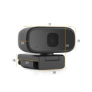 HD 720p Widescreen Desktop Laptop Webcam for Video Calling and Recording